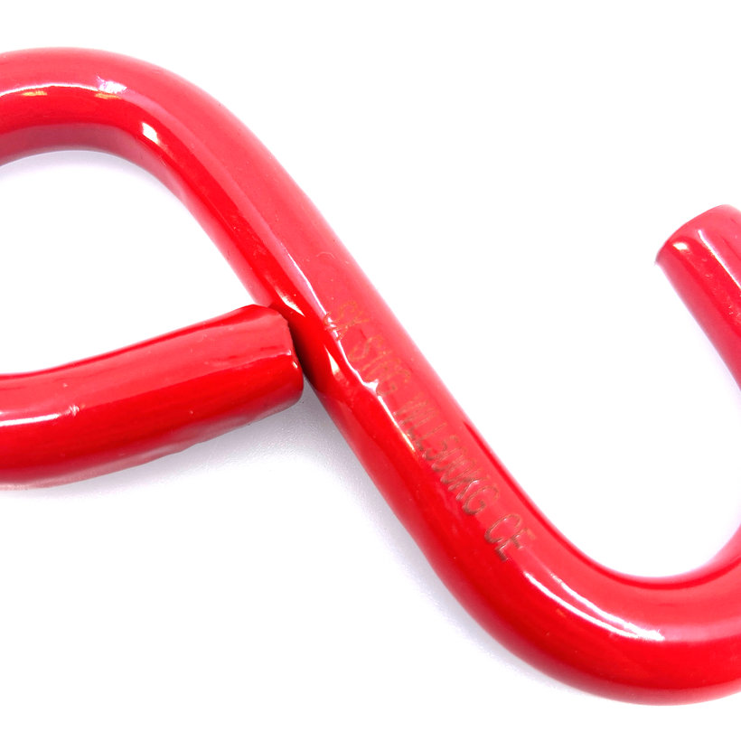 Zárt S-kampó, osztályú 80, teherbírás 200 kg