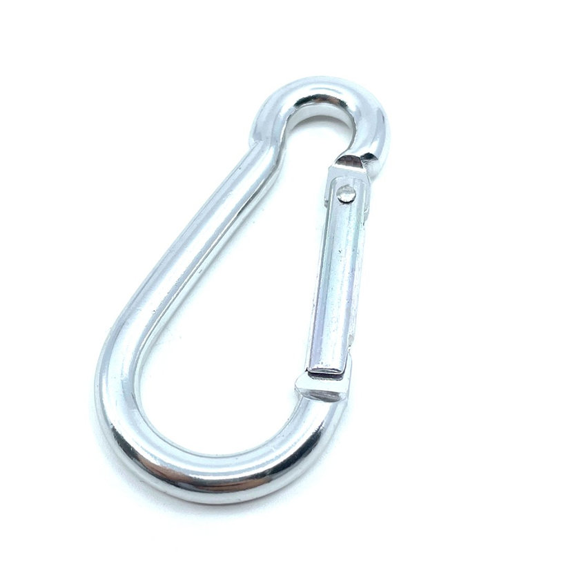 Karabiner alumínium - ezüst 5mm