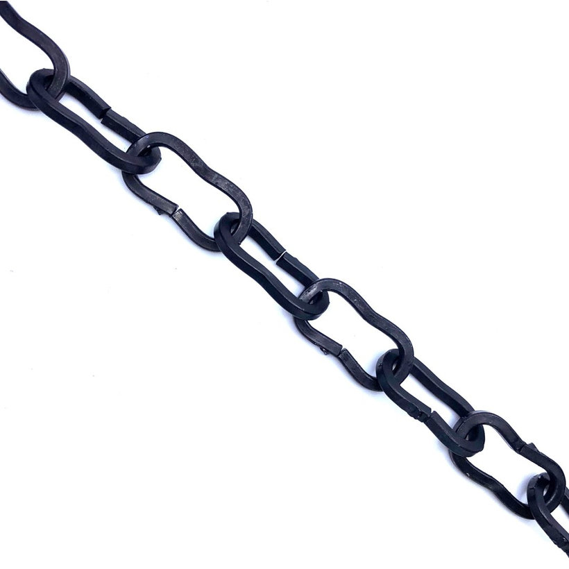 Dekoratív lánc/fekete 5mm