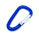 Karabiner alumínium D-alakú - kék 5mm