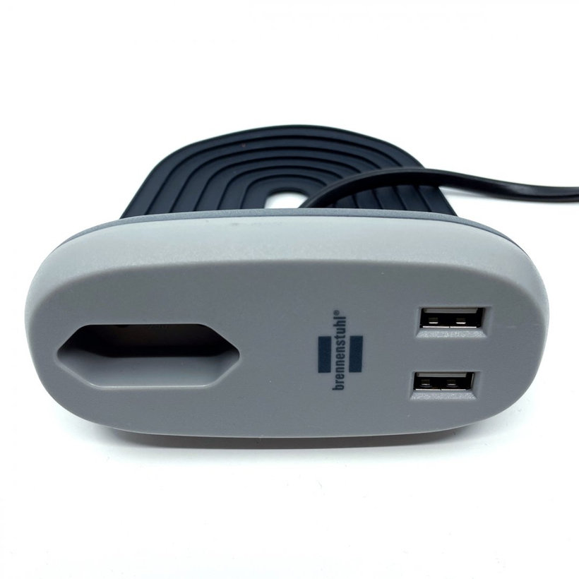 Asztali aljzat 1-utas, lapos 3m