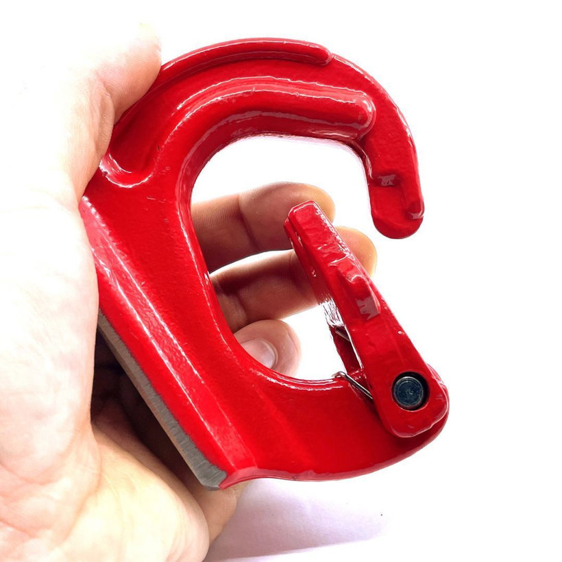 Hegesztőkampó 80 o. piros 5T