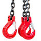 Láncos felfüggesztés szem-3 kampó 80 o. rövidítővel (4 m, 11200/8000 kg, 13 mm)