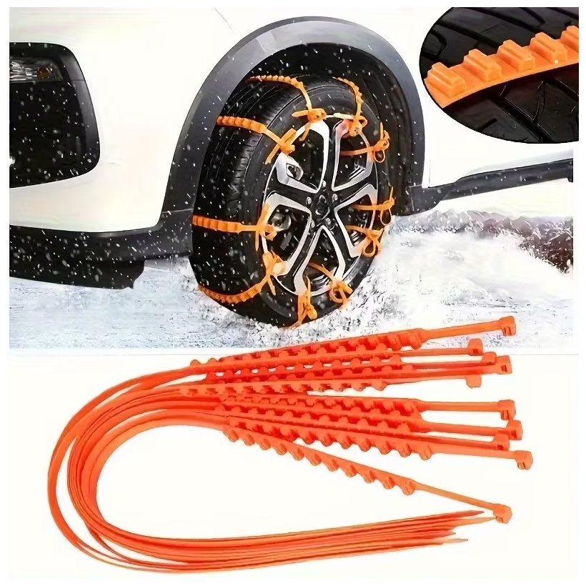 Műanyag vészhelyzeti „hólánc” gumiabroncsra 9×880 mm – 10 db