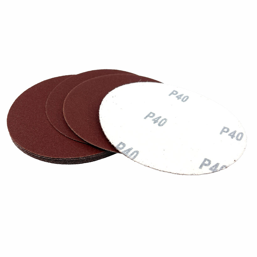 Tépőzáras csiszolópapír – 125 mm-es korong P40 - 10 db