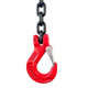 Láncos felfüggesztés kampó-kampó 80 o. (5 m, 8000 kg, 16 mm)