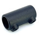 Cső alakú csatlakozó 27 mm - fekete
