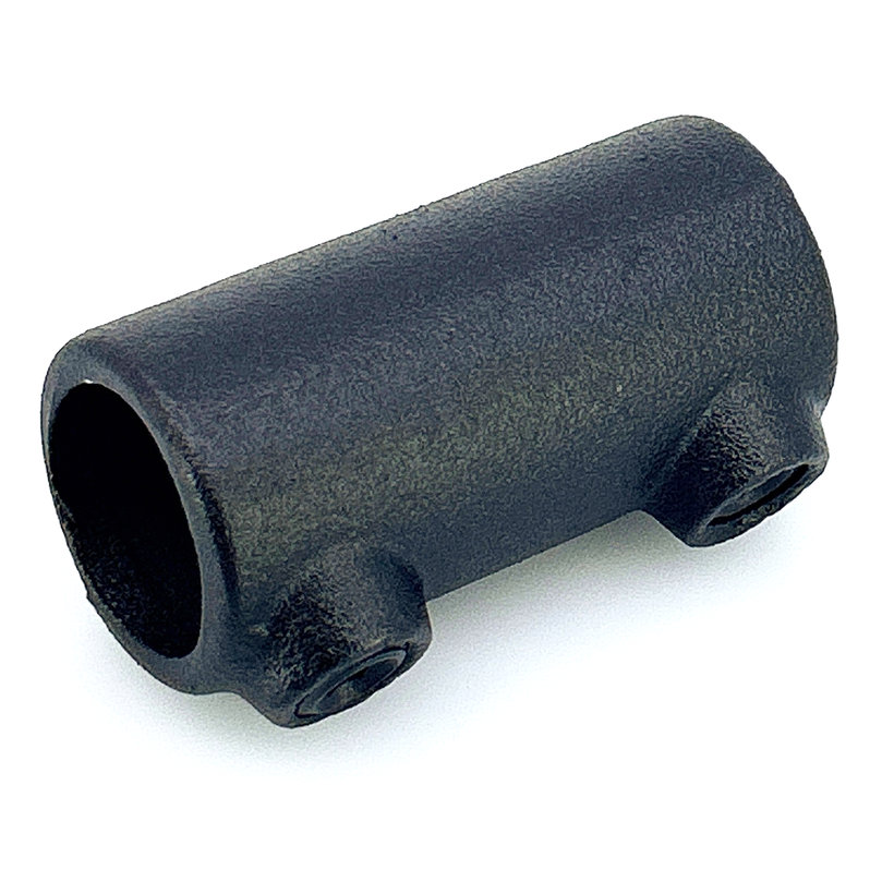 Cső alakú csatlakozó 27 mm - fekete