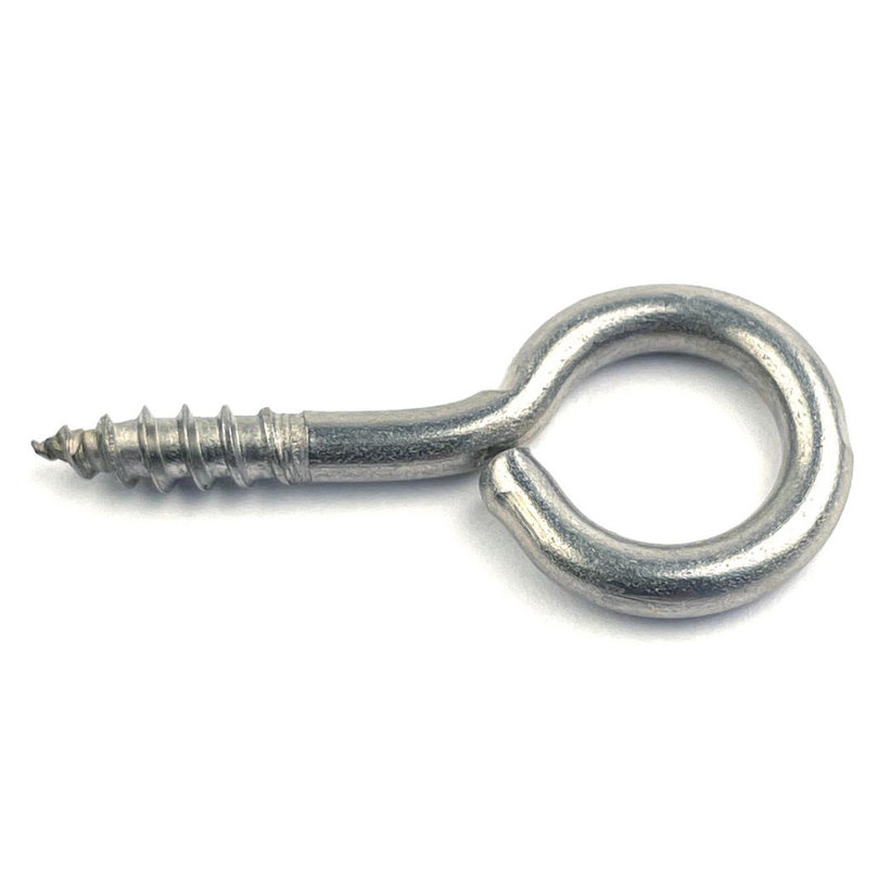 Rozsdamentes acél szem A2 csavarral 16 mm