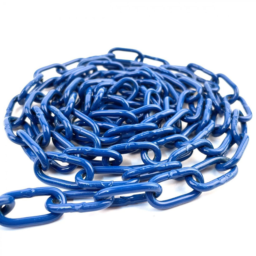 Klasszikus lánc színes, orsón/kék 3mm