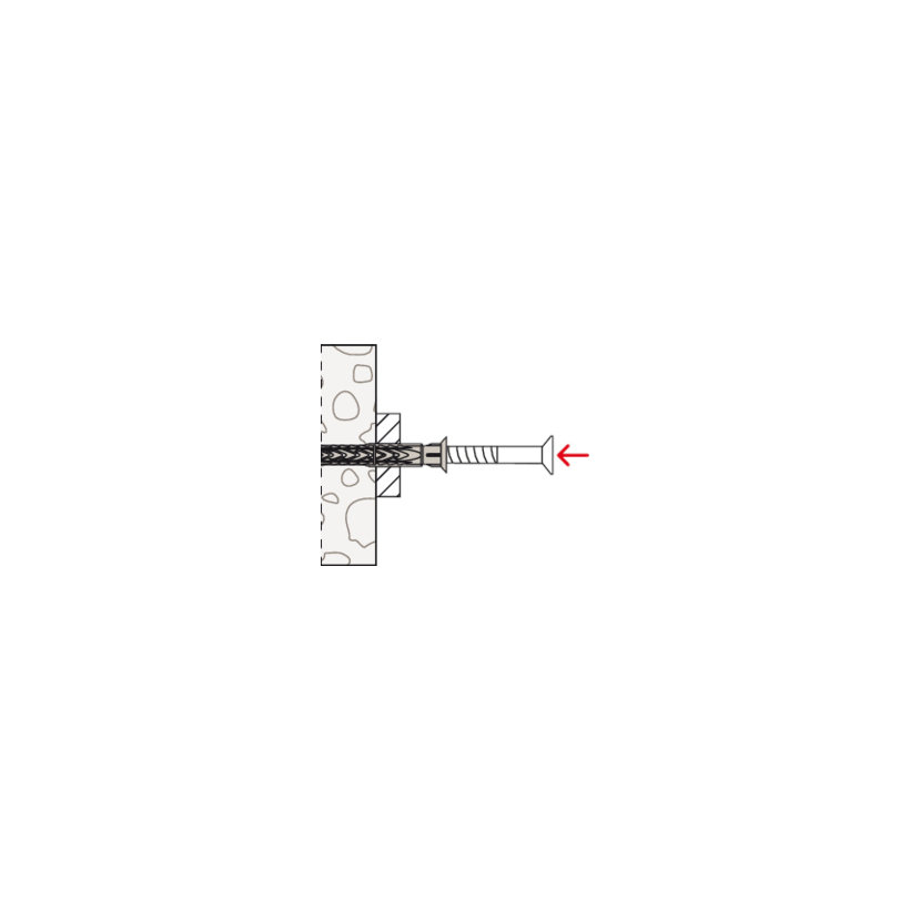 Rögzítődübel SXRL 8x140 T