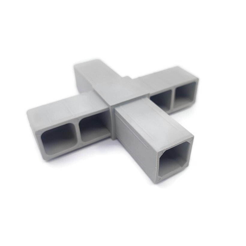 Műanyag keresztcsatlakozó 20x20mm
