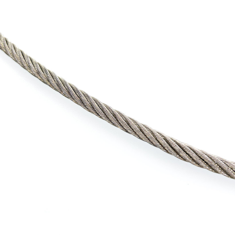 Korlát sodronykötél betét, villa/villa 2,5mm/5m