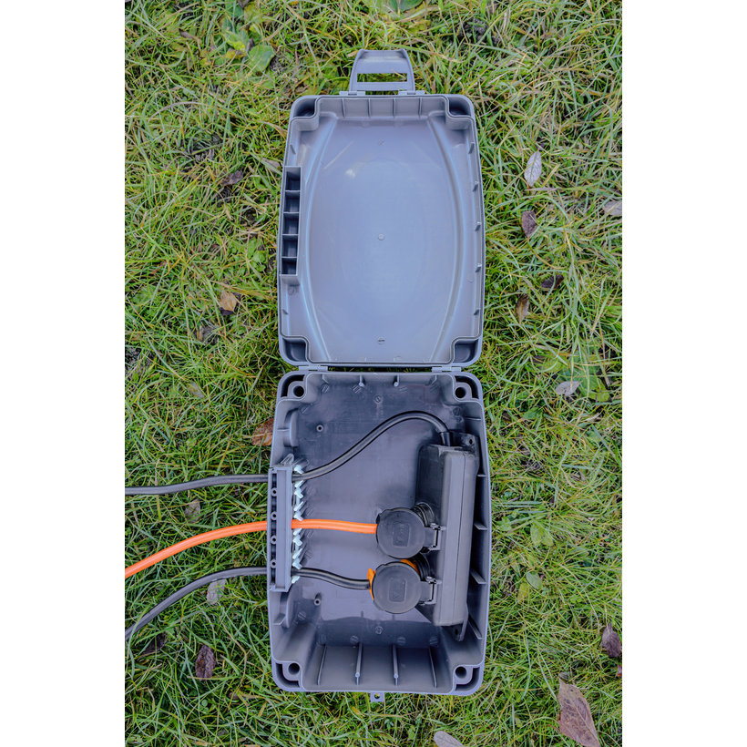 IP54-es kültéri védődoboz – kültéri szekrény a csatlakozóaljzatok és kábelcsatlakozások védelmére