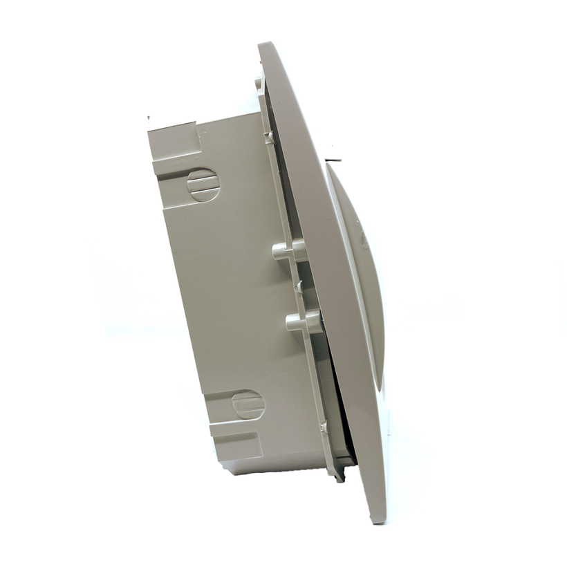 Süllyesztett elosztódoboz, fehér ajtóval, N/PE sínnel 115x200x60mm