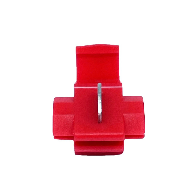 Késes leágaztató (PVC), ónozott elektrolitréz, piros 1mm²