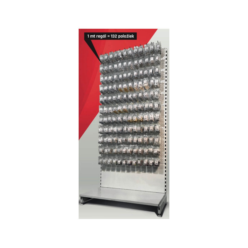 Csavaros kampó sárgaréz - bliszter 43