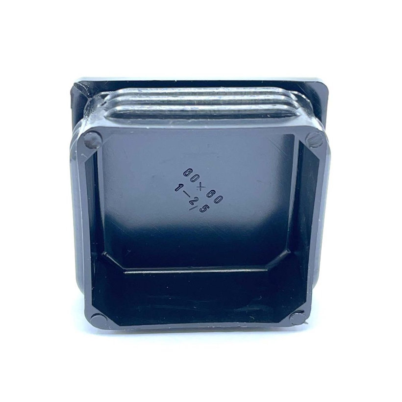 Vakdugó négyzet alakú, fekete 15x15x1-2mm