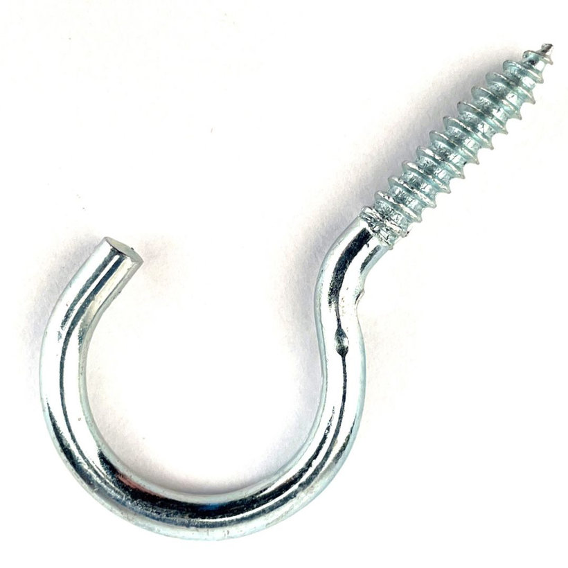 Kampó csavarral Zn 100mm