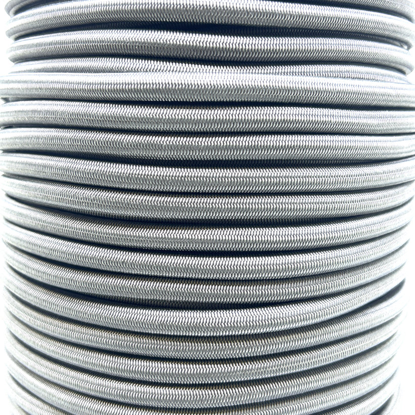 Gumikötél gumi maggal ezüst PP 8mm