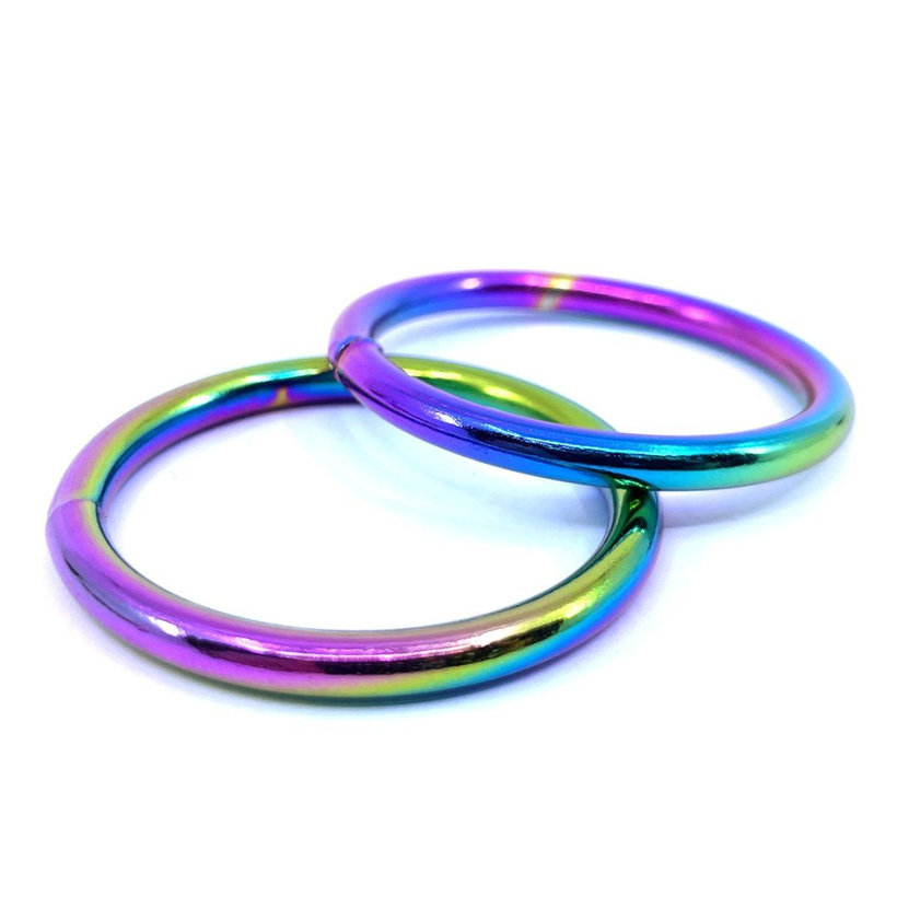 Hegesztett gyűrű szivárványos 3x20mm