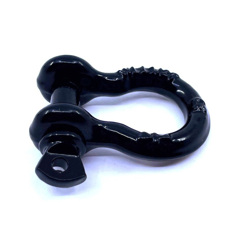 Szilárd kengyel Ív alakú, csappal - fekete 0,75T