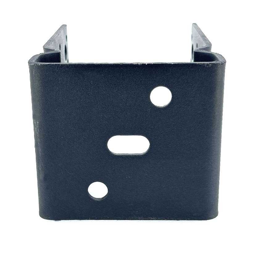 Oszlop talp U alakú roxor nélkül 141x120x125mm fekete