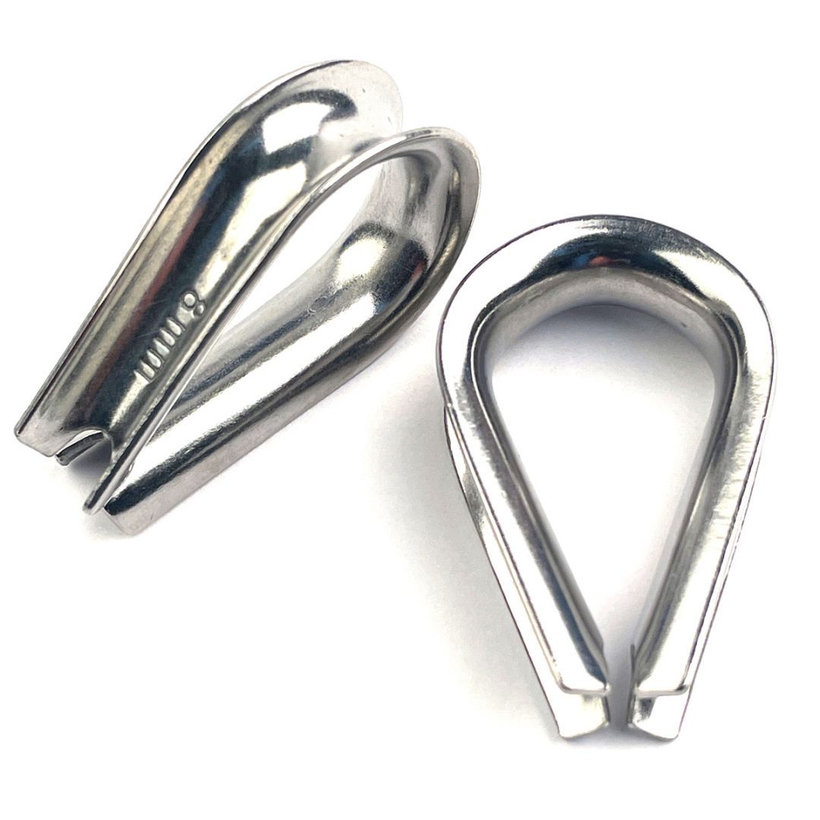 Kötélszív rozsdamentes acél AISI316 A4 2 mm