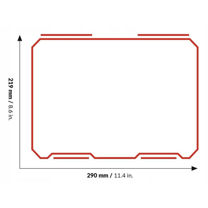 4 darabos Compact SET 1 B fekete rendszerező készlet