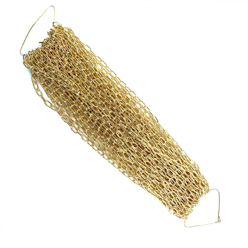 Dekoratív lánc sárga cink 2,2mm