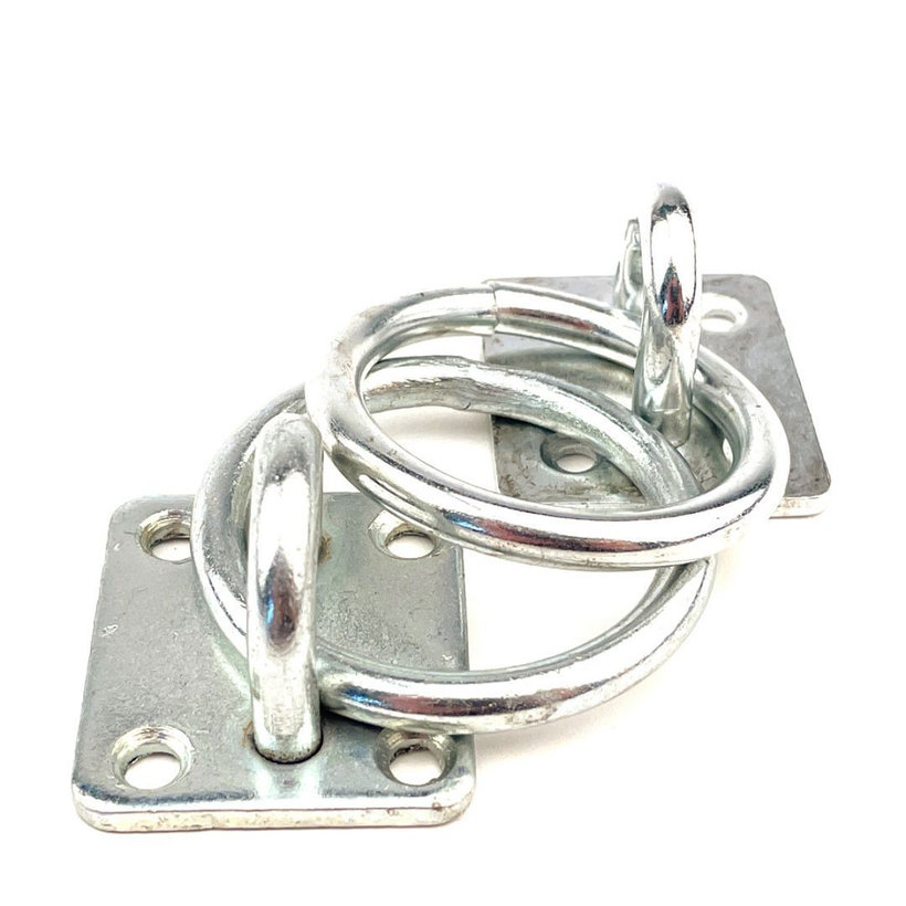 Lemez szemmel és gyűrűvel horganyzott 55x55mm