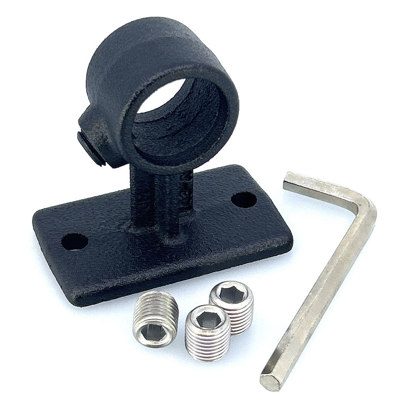 Csatlakozó korlátra 27 mm - fekete