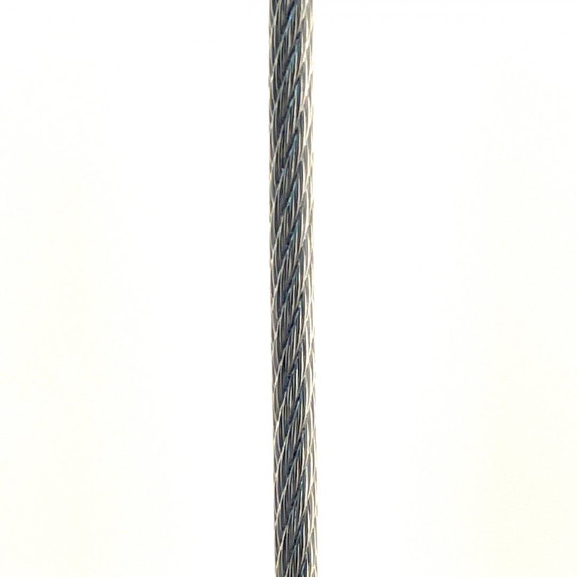 Acélkötél DIN 3055 6x7 műanyag bevonattal 8/10mm