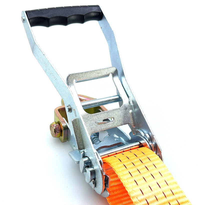 Kerékrögzítő heveder autómentőre, védőhuzattal 4T - 3,5 m + 3 forgó kampó