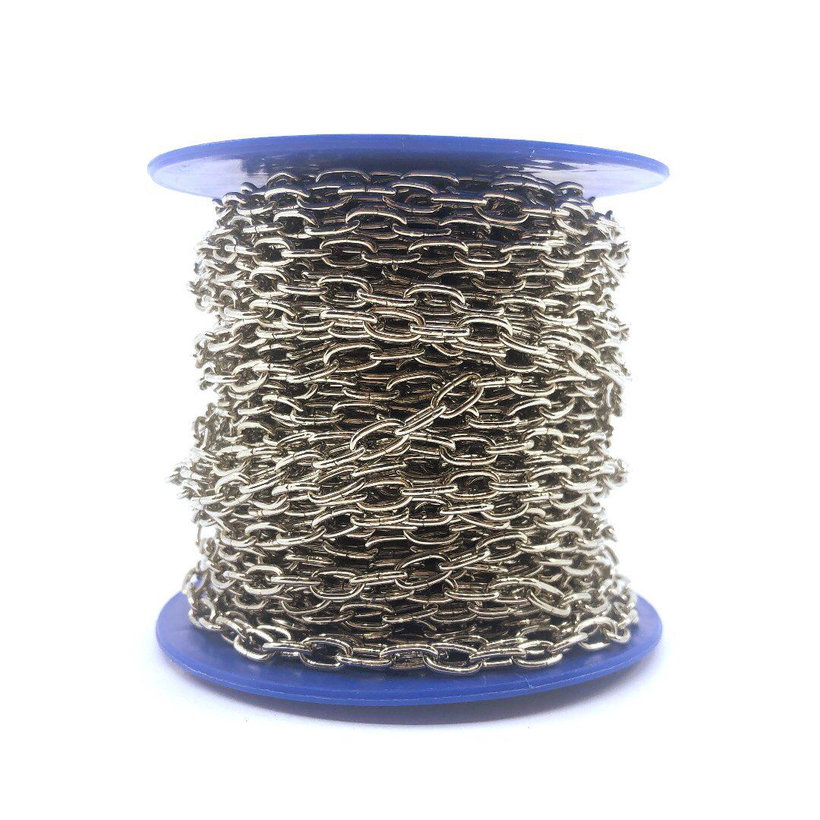 Óra lánc U nikkelezett 1mm