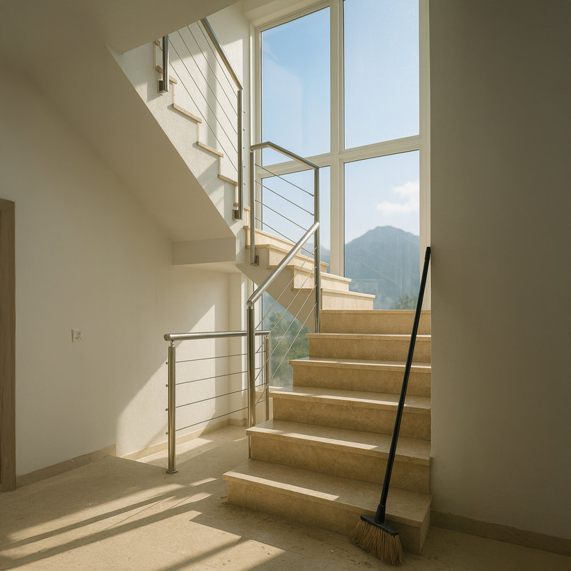 Korlát sodronykötél betét, villa/villa 2,5mm/5m