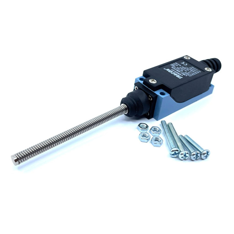 Helyzetkapcsoló, rugószáras (acél)