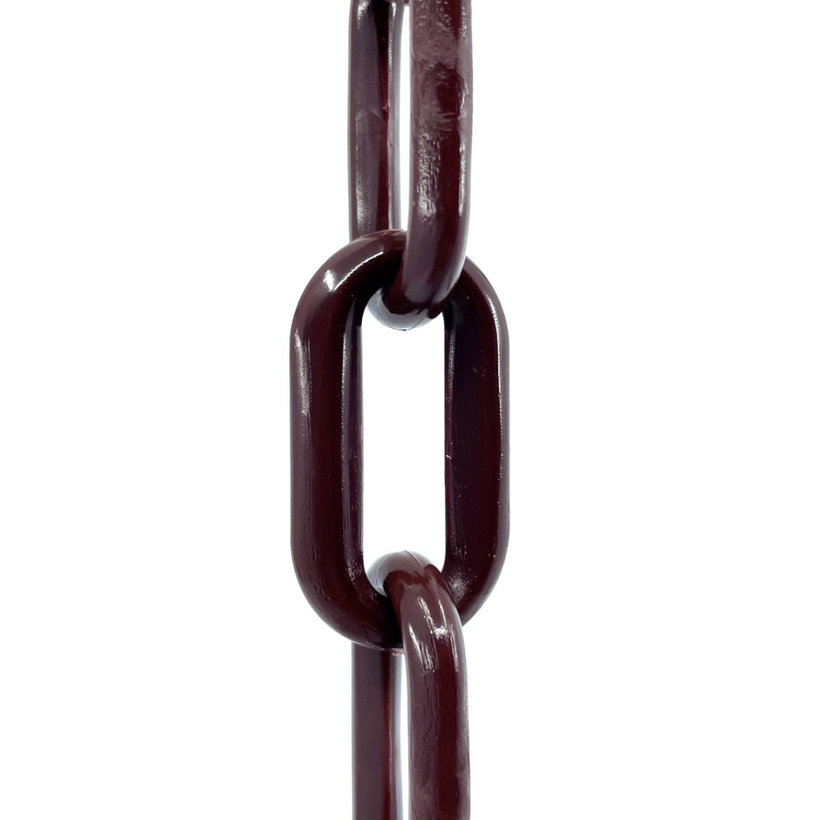 Műanyag lánc barnás/bordó 6mm