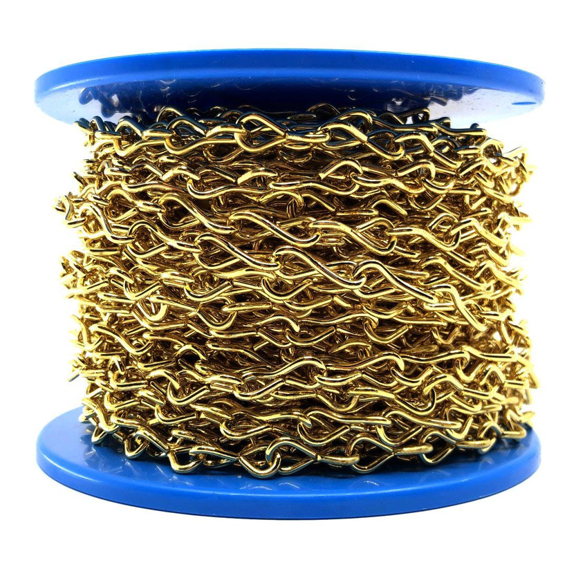 Óra lánc D sárga cink 1,6mm