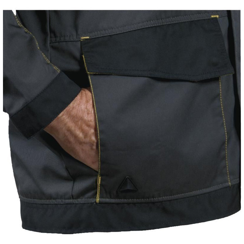 D-MACH munkakabát szürke-sárga XXL