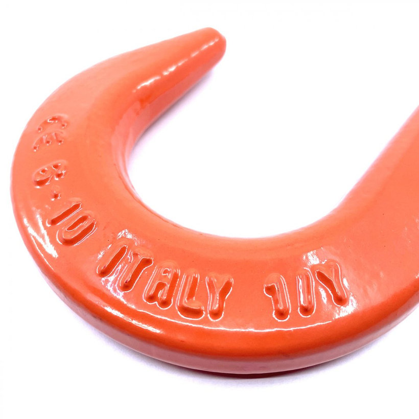 Öntödei kampó villával 100 o. narancssárga 16mm