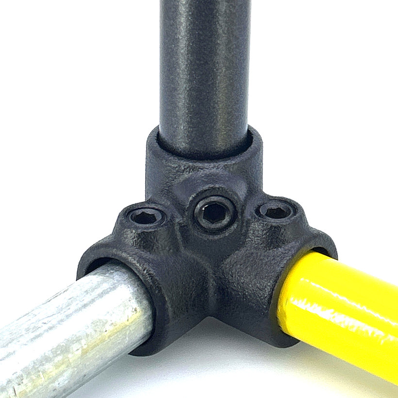 Kötőelem háromágú 27 mm - fekete