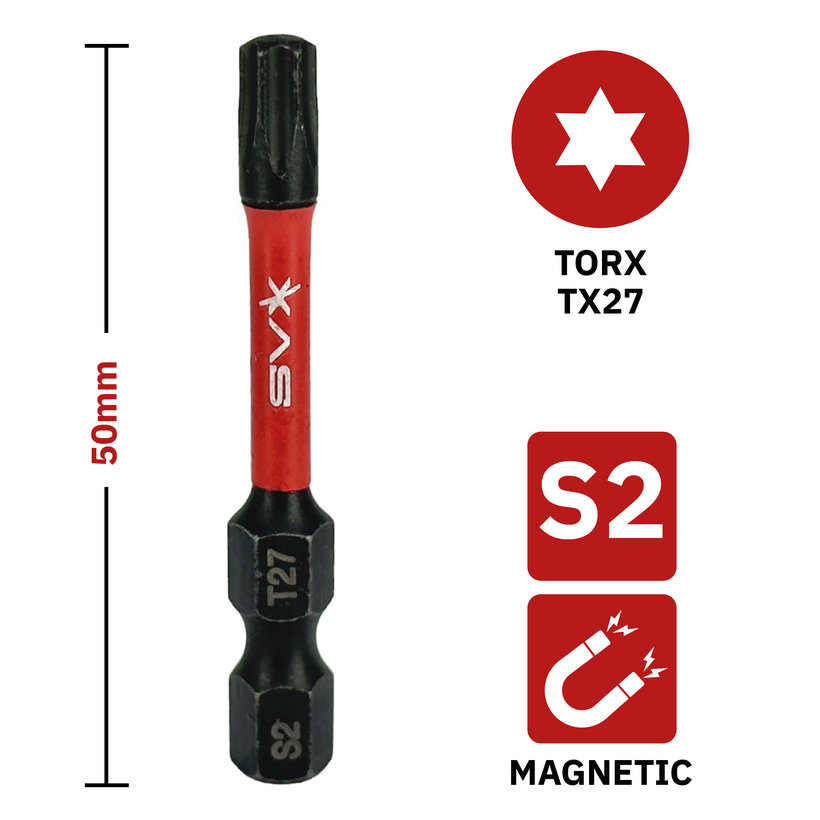 Bit mágneses TX27x50 mm