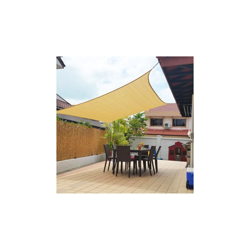 Árnyékoló ponyva bézs 3x3