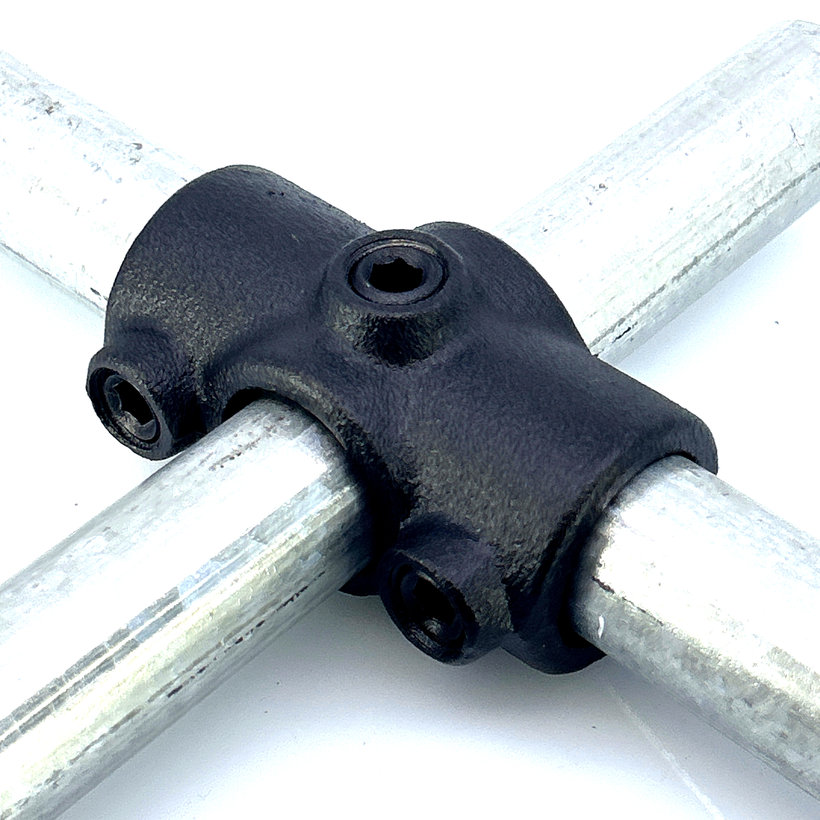 Kötőelem X-alakú 27 mm - fekete