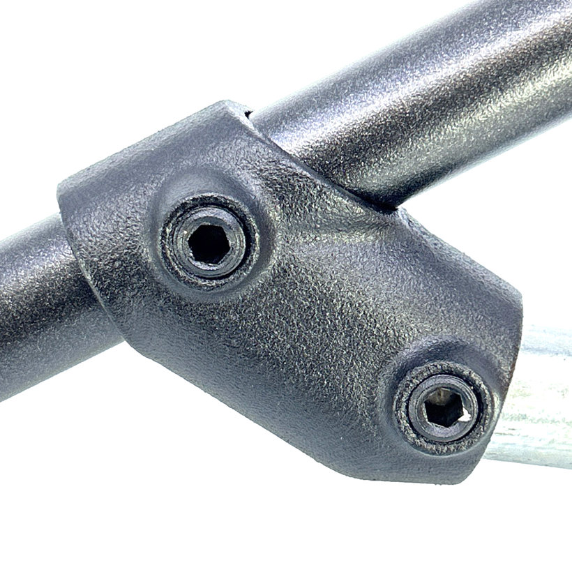 Kötőelem J-alakú 27 mm - fekete