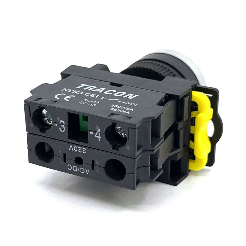 Gombkapcsoló háttérvilágítással zöld