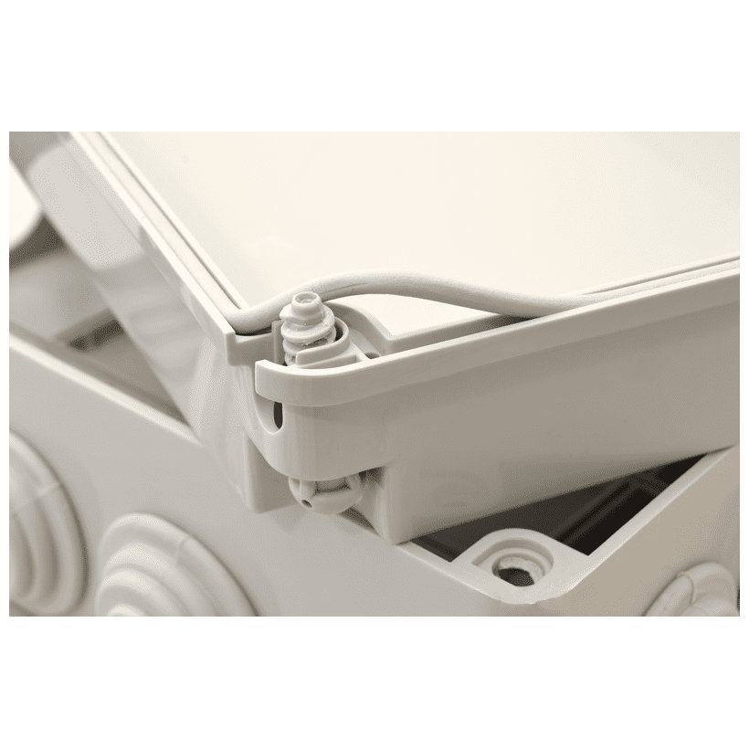 Kötődoboz, falon kívüli, műanyag csavarral IP65 310x230x130mm