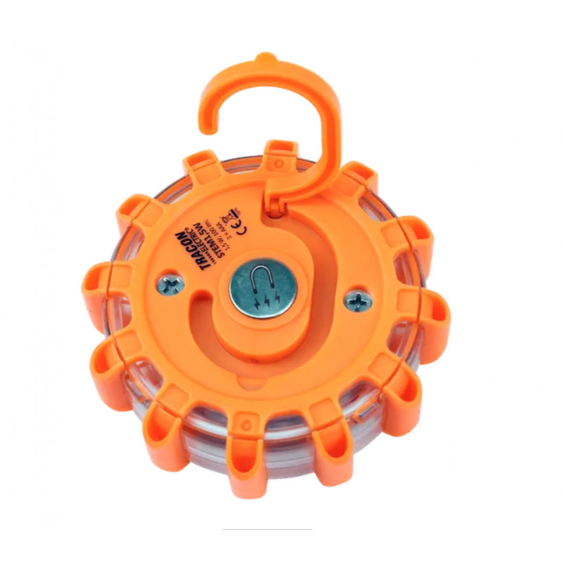 Autós vészjelző lámpa, elemes 1,5W