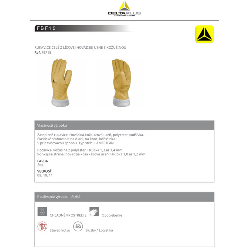 Munkakesztyű FBF15 11